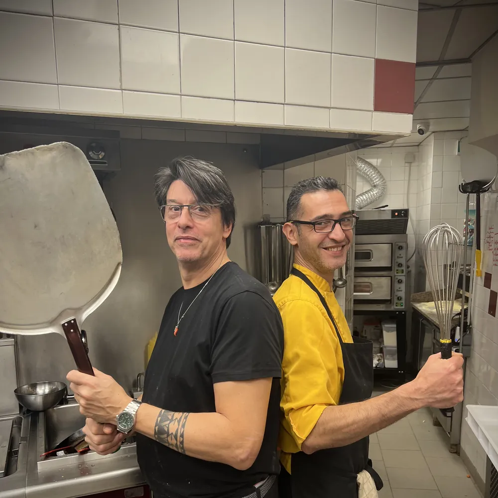 L’équipe en cuisine
