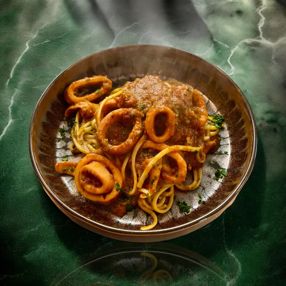 Linguine aux calamars